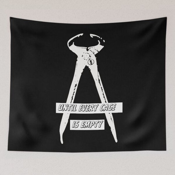 Item preview, Until every cage is empty designed and sold by Purple Fabric.