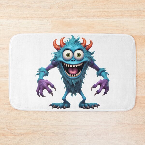 Item preview, Energetic Blue Monster – Quirky and Fun designed and sold by KateVil.