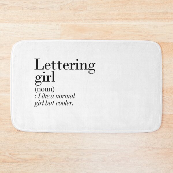 Item preview, Lettering Girl Definition - Funny Lettering Lover designed and sold by Watsonarts.