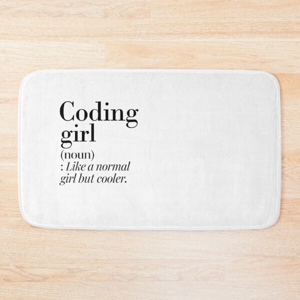 Item preview, Coding Girl Definition - Funny Coding Lover designed and sold by Watsonarts.