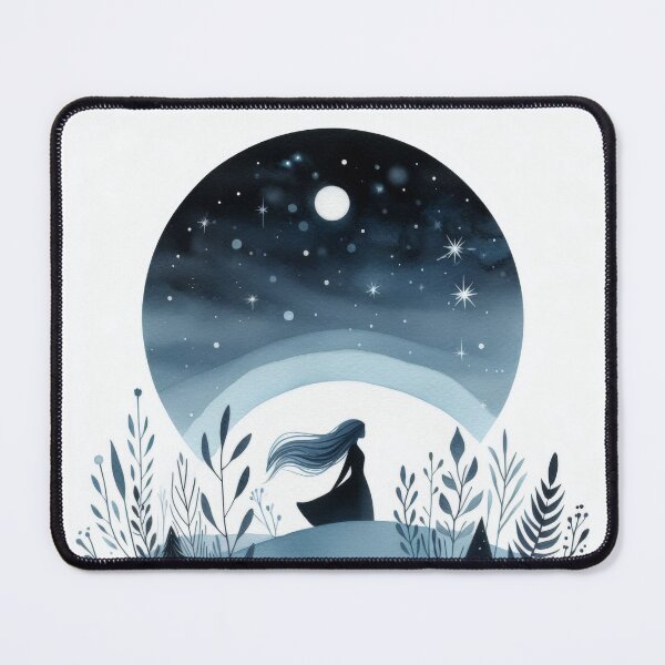 Item preview, Watercolor Nightscene designed and sold by Filougraphie.