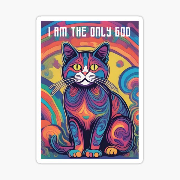 Item preview, Trippy cat designed and sold by Purple Fabric.