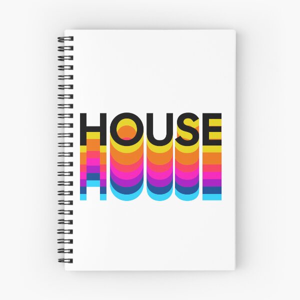 Item preview, HOUSE MUSIC  - Multi Color Drop Shadow (Black)  designed and sold by Discothreadz.