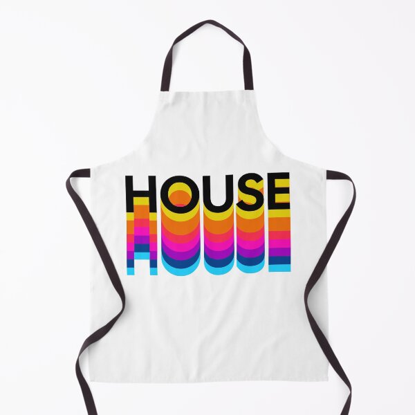 Item preview, HOUSE MUSIC - Multi Color Drop Shadow (Black) designed and sold by Discothreadz.