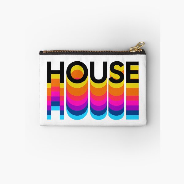 Item preview, HOUSE MUSIC  - Multi Color Drop Shadow (Black)  designed and sold by Discothreadz.