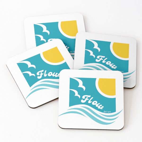 Item preview, Flow, Don’t Force – Relaxing Waves & Sun Aesthetic designed and sold by LUV963.