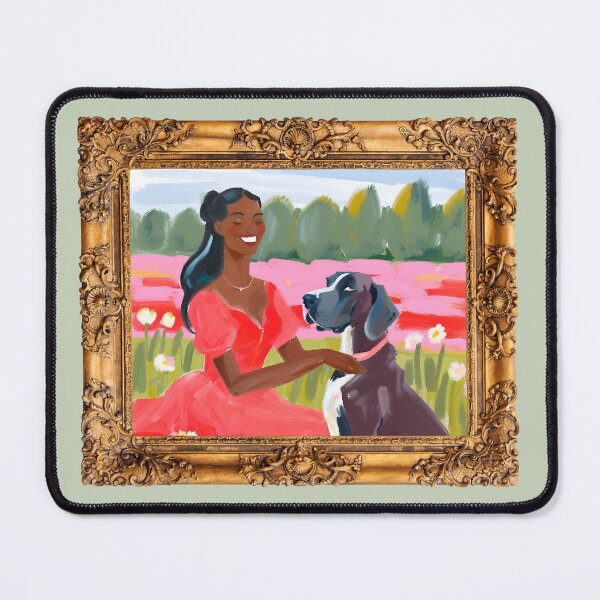 Item preview, Oil Painting with Great Dane designed and sold by ThiccAndSik.