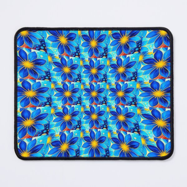 Item preview, Pretty Blue Flowers Pattern designed and sold by Patternflower.