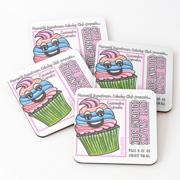 Item preview, Murasaki Sognotraum Coloring Club - Cute Snacks Coloring Book Page 8 designed and sold by GetContented.