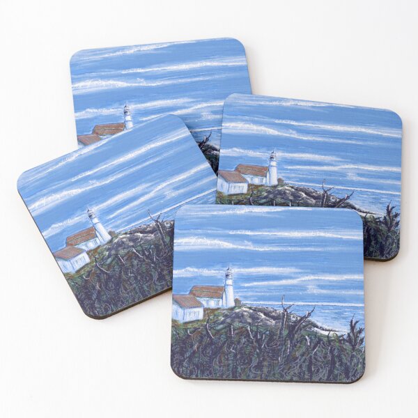 Item preview, cape elizabeth lighthouse and sea designed and sold by Avika D.