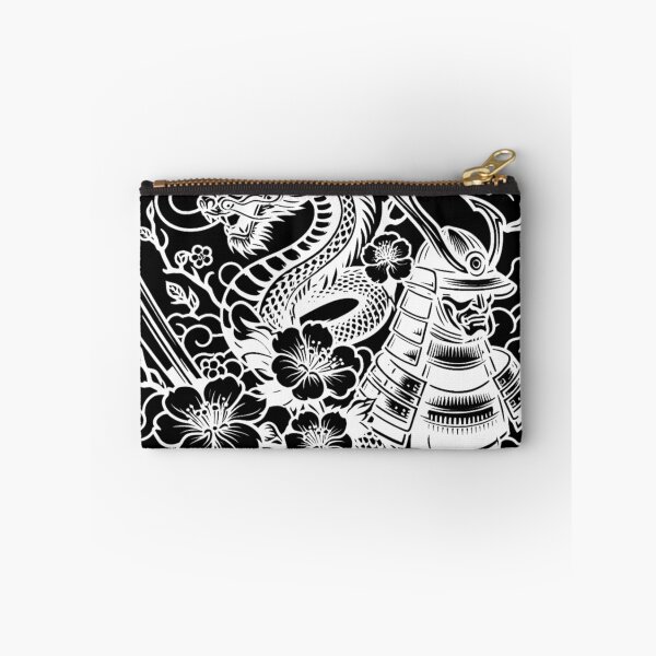 Item preview, Dragon Samurai Sakura – Japanese Tattoo Masterpiece (White) designed and sold by blacksquare.
