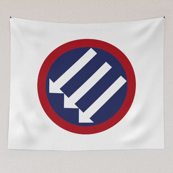 Item preview, Iron Front - The Three Arrows - Anti Fascist (red, white, blue) designed and sold by Thelittlelord.
