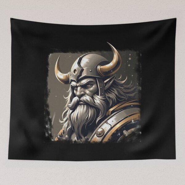 Item preview, MYTHOLOGICAL VIKING (BLACK) designed and sold by Marlon Oseguera.