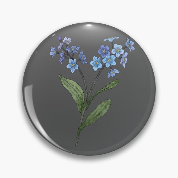 Item preview, Forget-Me-Not Flowers designed and sold by Marguerite Artistry.