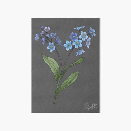 Item preview, Forget-Me-Not Flowers designed and sold by Marguerite Artistry.