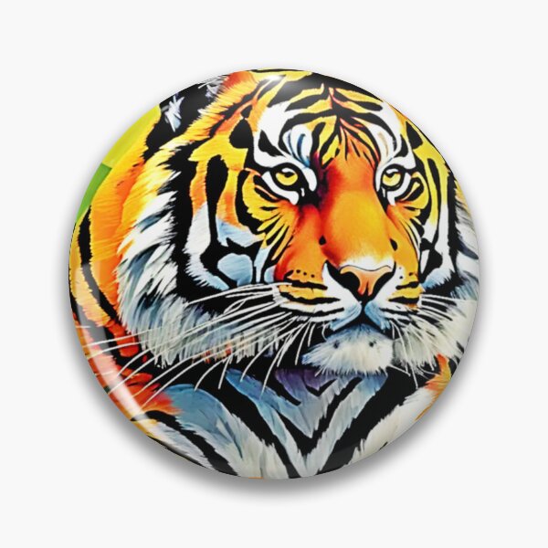 Item preview, Tropical Tiger Art designed and sold by Health And Fitness Posts e-Store.