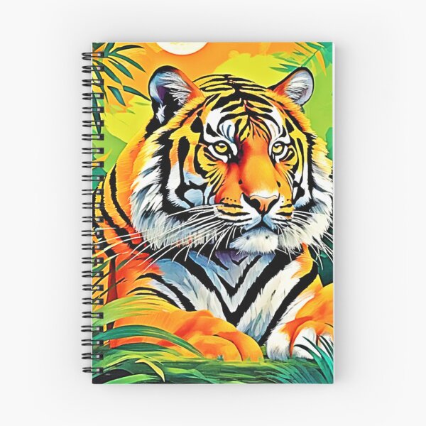 Item preview, Tropical Tiger Art designed and sold by Health And Fitness Posts e-Store.