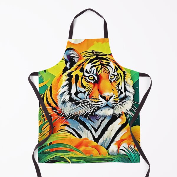 Item preview, Tropical Tiger Art designed and sold by Health And Fitness Posts e-Store.