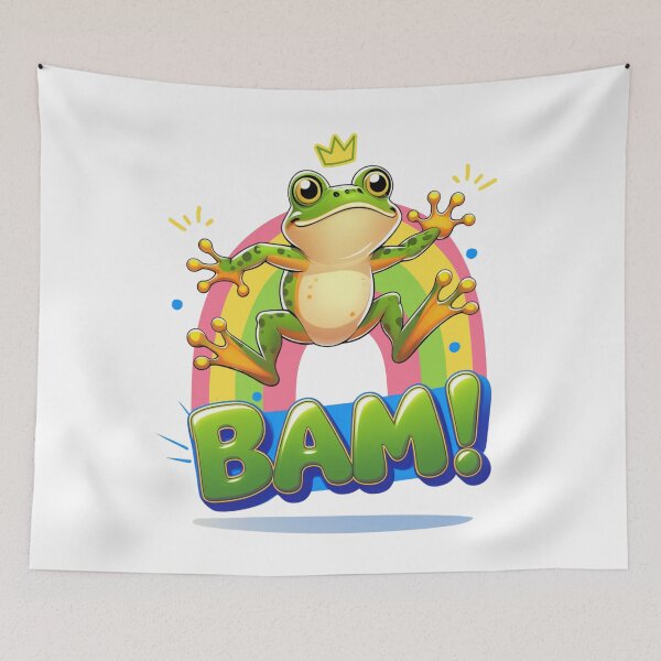Item preview, Frog Jump – Leap into Fun! BAM! designed and sold by MALIKABO.