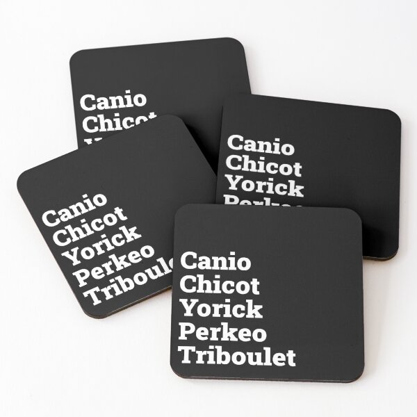 Item preview, Canio, Chicot, Yorick, Perkeo, Triboulet designed and sold by fizzlecrunch.