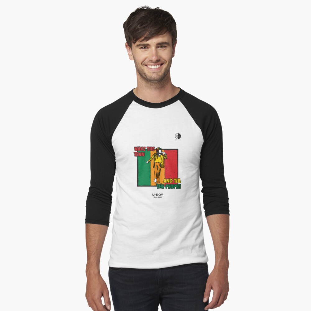 Item preview, Baseball ¾ Sleeve T-Shirt designed and sold by HalfSerious.