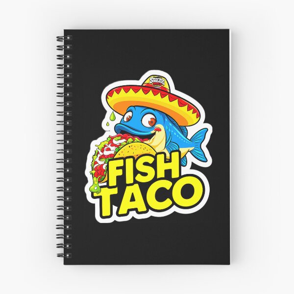 Item preview, Fish Taco Sticker Design designed and sold by SteezeeStore.