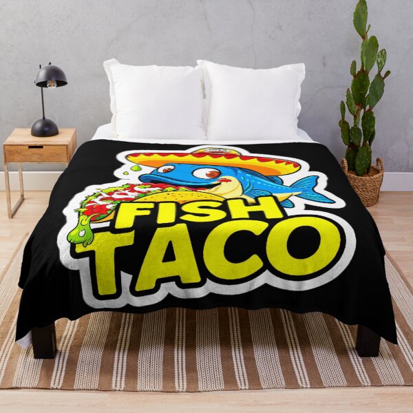 Item preview, Fish Taco Sticker Design designed and sold by SteezeeStore.