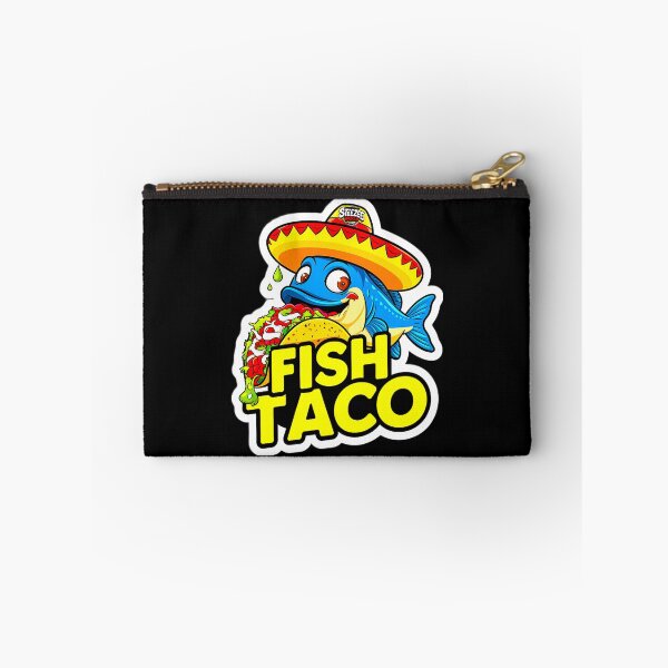 Item preview, Fish Taco Sticker Design designed and sold by SteezeeStore.