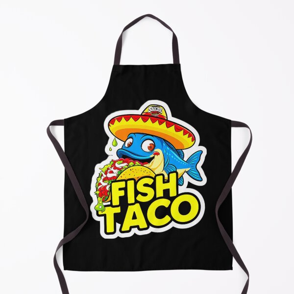 Item preview, Fish Taco Sticker Design designed and sold by SteezeeStore.