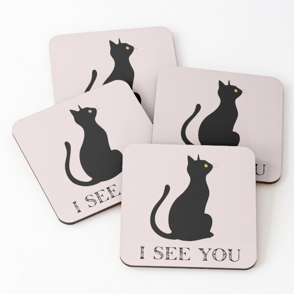 Item preview, I See You – Yellow Eye Cat designed and sold by SteadyRolling.