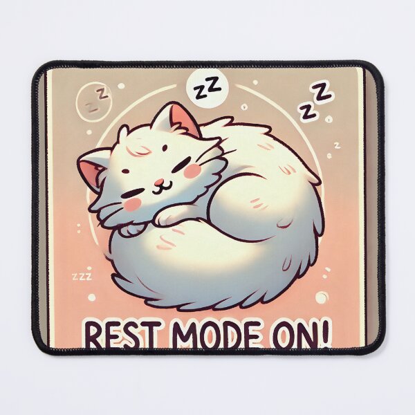 Item preview, Rest Mode – Sleeping Cat designed and sold by Uduppukadai.