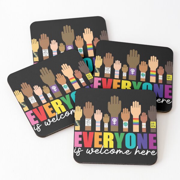 Item preview,  Everyone Is Welcome Here, Pride Gay designed and sold by vintagearttee.