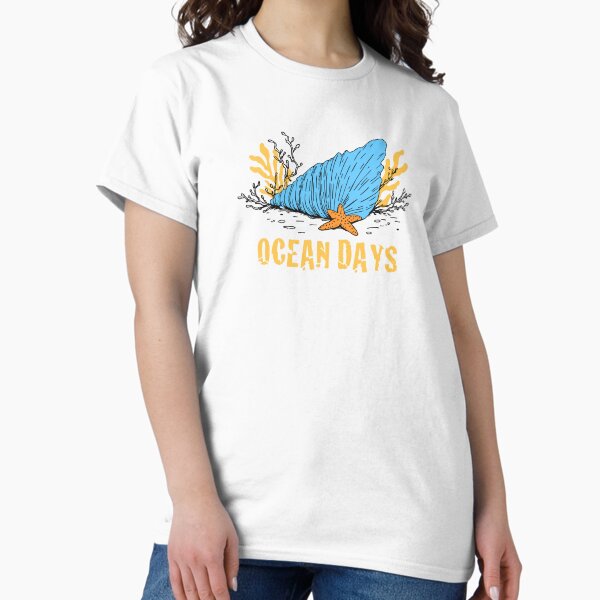 Artikel-Vorschau von Summer Vibes - Muscheln und Seesterne T-Shirt, designt und verkauft von Hostar2024.
