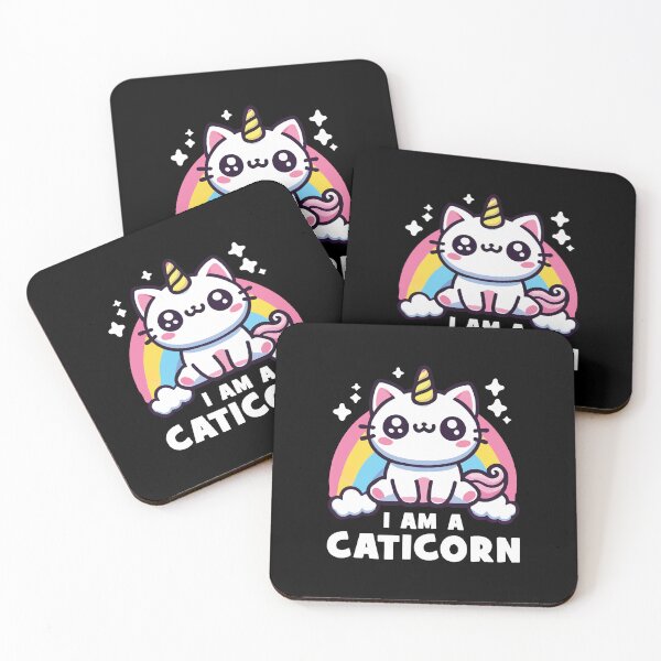 Item preview, I Am a Caticorn – Cute Rainbow Cat Unicorn Kawaii  designed and sold by chantastical.