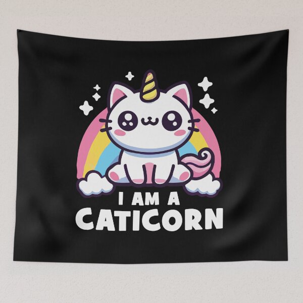 Item preview, I Am a Caticorn – Cute Rainbow Cat Unicorn Kawaii  designed and sold by chantastical.