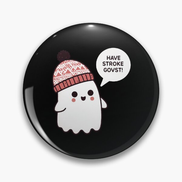 Item preview, Ghost with Warm Winter Message designed and sold by ArtByPaulem.