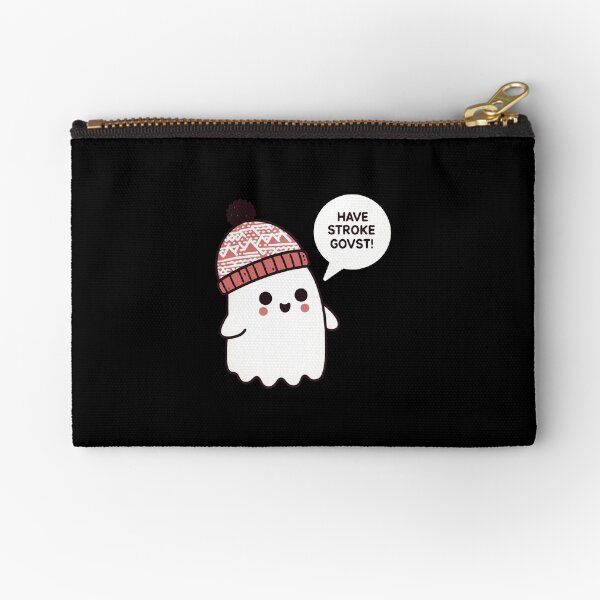 Item preview, Ghost with Warm Winter Message designed and sold by ArtByPaulem.