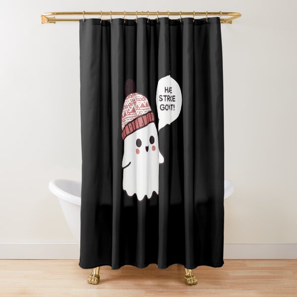 Item preview, Ghost with Warm Winter Message designed and sold by ArtByPaulem.
