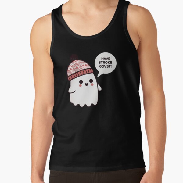 Item preview, Ghost with Warm Winter Message designed and sold by ArtByPaulem.