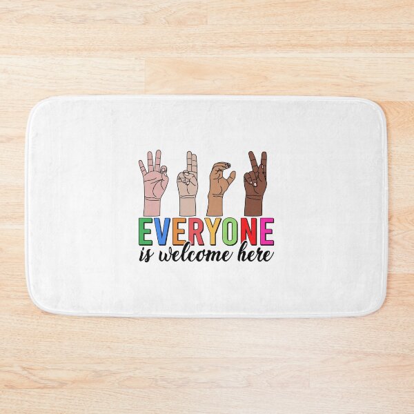 Item preview, Everyone Is Welcome Here, Human Rights, Pride Gay designed and sold by vintagearttee.