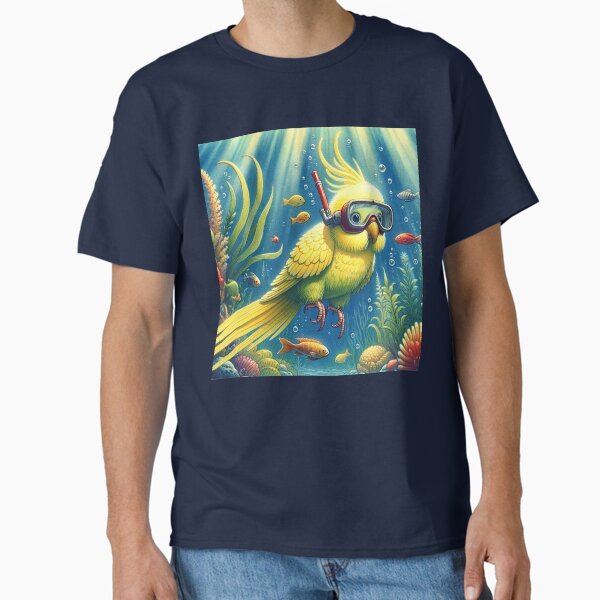 Item preview, Mucki’s Dive Through the Glowing Coral Realm designed and sold by LegademaArt.