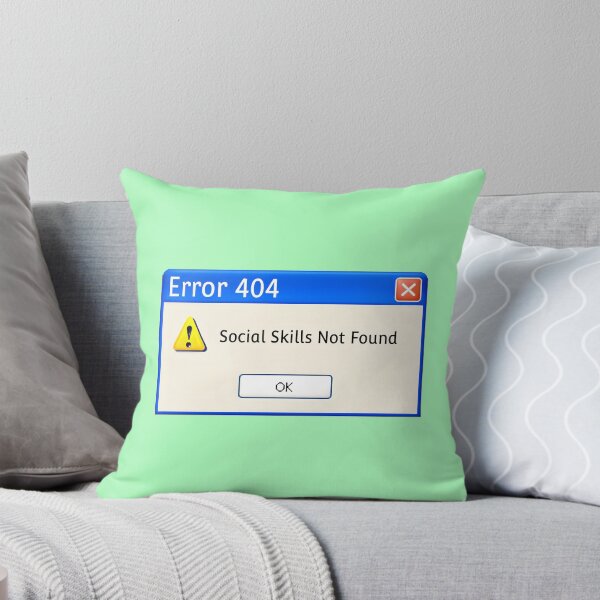 Item preview, Error 404: Social Skills Not Found designed and sold by TSQ.