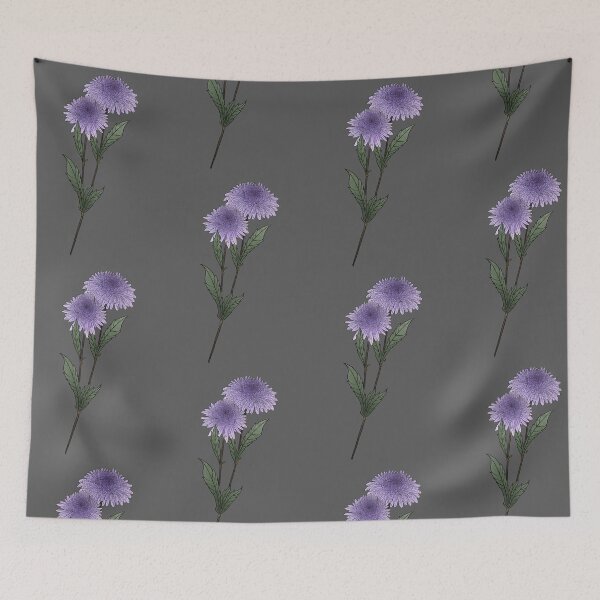 Item preview, Purple Aster Flowers designed and sold by Marguerite Artistry.