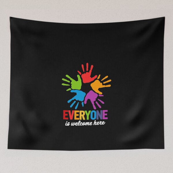 Artikelvorschau, Jeder ist hier willkommen, Pride Gay, Idaho-Lehrer, Black Lives Matter entworfen und verkauft von vintagearttee.