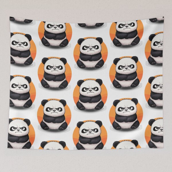 Item preview, Angry Cute Panda Attitude designed and sold by Taans-Creation.
