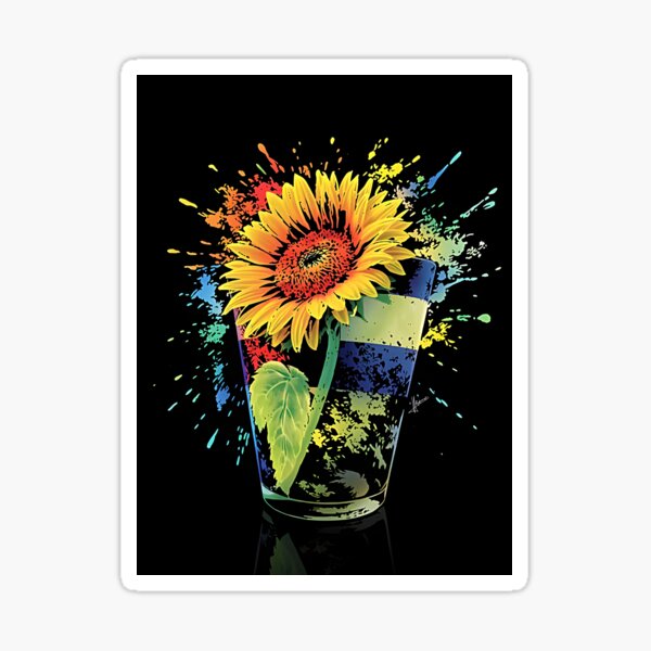 Item preview, Sunflower Cocktail designed and sold by KUBANOPLUS ART.