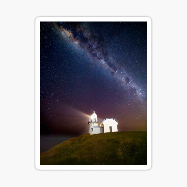 Item preview, Milky Way over lighthouse designed and sold by dags.