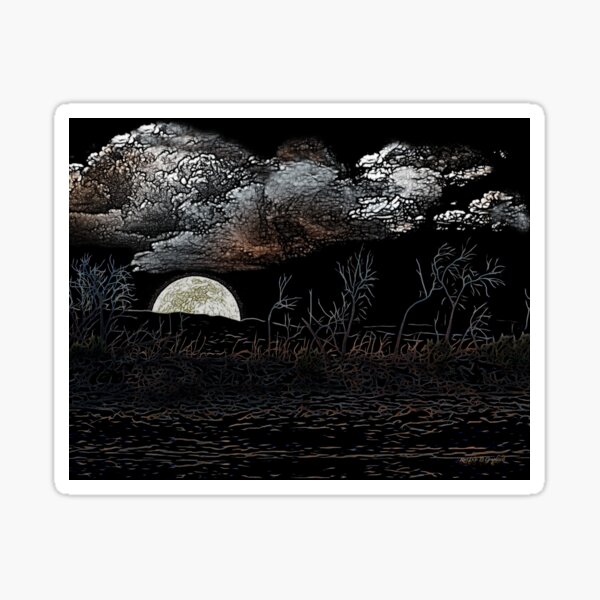 The Sky is Low Sticker