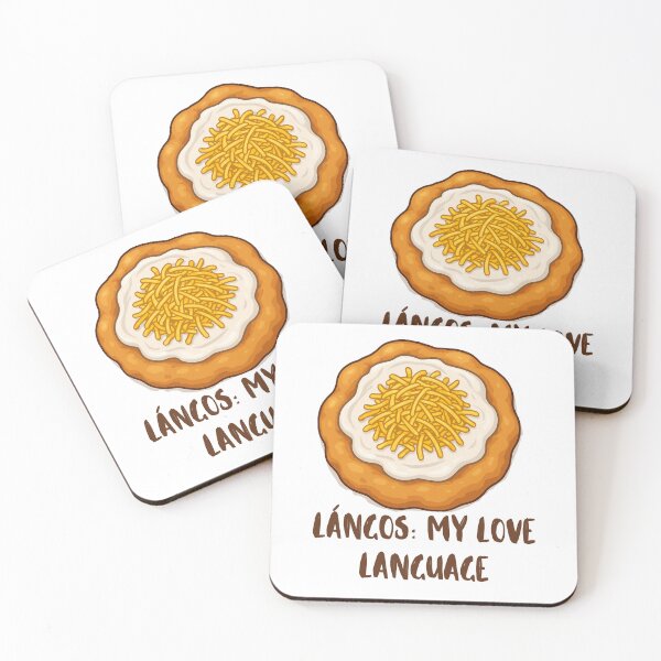 Item preview, Cheesy Garlic Langos – Hungarian Street Food Art designed and sold by PranaLume.