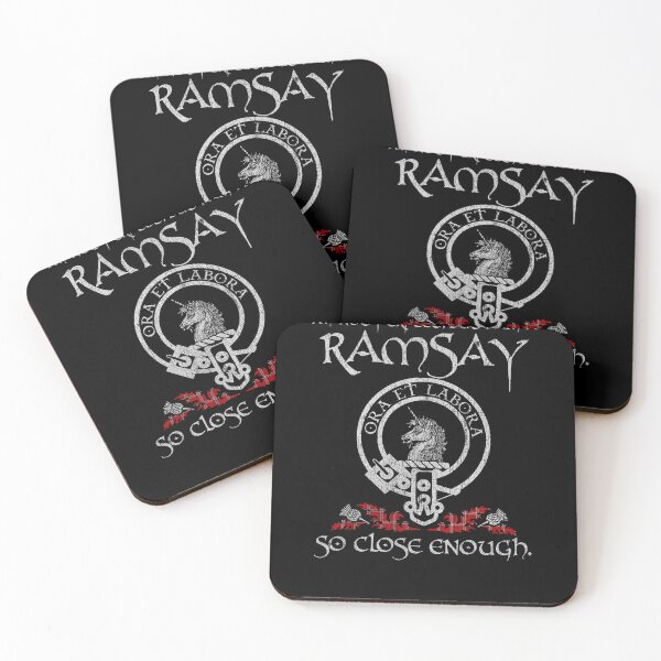 Item preview, Ramsay Angus & Mearns clan Scottish surname crest badge motto tartan sporran kilt men women designed and sold by Clan1093.